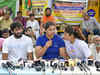 Top wrestlers meet sports minister Anurag Thakur