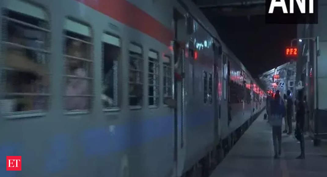 coromandel express: After resuming services, Coromandel Express reaches Balasore railway station