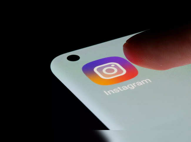 FILE PHOTO: Instagram app is seen on a smartphone in this illustration