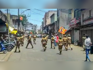Maharashtra: Kolhapur police use force to disperse crowd agitating over use of Tipu Sultan's image with offensive audio
