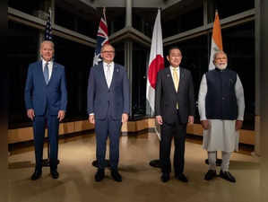 Quad nation leaders - Indian Prime Minister Narendra Modi and his Australian and Japanese counterparts Anthony Albanese and Fumio Kishida and US President Joe Biden(https://twitter.com/AlboMP)