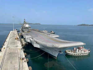 PM Modi applauds INS Vikrant for successful berthing at Karwar Naval Base
