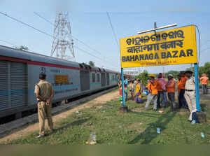 Triple Train crash: Stunned silence as passengers cross triple train disaster site