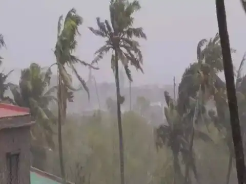 Raging windspeeds