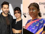 'Citadel' stars Varun Dhawan & Samantha Ruth Prabhu take a break from filming, meet President Droupadi Murmu in Serbia