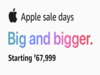 Amazon Apple Sale Days - iPhone 14 starting at just Rs.67,999