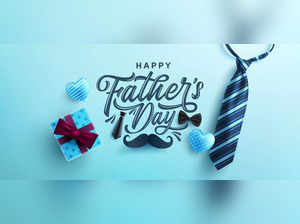 father-s-day-poster-or-banner-template-with-necktie-and-gift-box-on-blue-background-greetings-and-presents-for-father-s-day-in-flat-lay-styling-promotion-and-shopping-template-for-lo