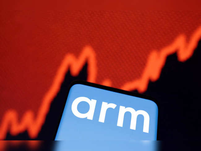 FILE PHOTO: Illustration shows Arm Ltd logo