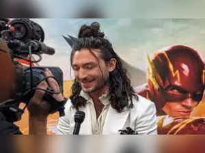 Ezra Miller makes appearance at Grauman’s Chinese Theatre, promotes ‘The Flash’
