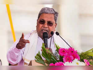 Bengaluru: Karnataka Chief Minister Siddaramaiah speaks during the launch of the...
