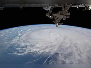 UAE astronaut images cyclone Biparjoy from space