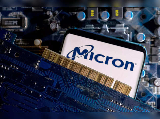 FILE PHOTO: FILE PHOTO: Illustration shows Micron logo