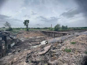 Aftermath of a collapse of Kakhovka dam