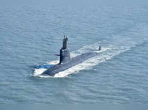 Indian naval submarine