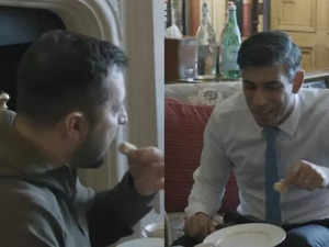 UK PM Rishi Sunak shares 'barfi' made by his mother with Ukraine President