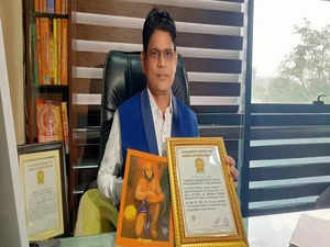 Chhattisgarh's Akhilesh Sharma collects over 5000 pictures of Lord Hanuman, gets in Guinness Book of World Records