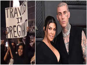 Kourtney Kardashian posts new images with husband Travis Barker after announcing pregnancy at his LA concert