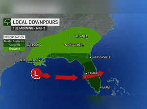 US weather update: Central areas from Louisiana to Florida likely to witness showers, thunderstorms