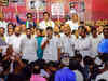 Karnataka: DK Shivakumar-led Congress protests against centre in Bengaluru over ‘Anna Bhagya’ scheme