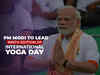PM Narendra Modi to lead ninth edition of International Yoga Day at UN headquarters on June 21