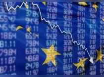 European shares fall on real estate drag, UK stocks slide after CPI data