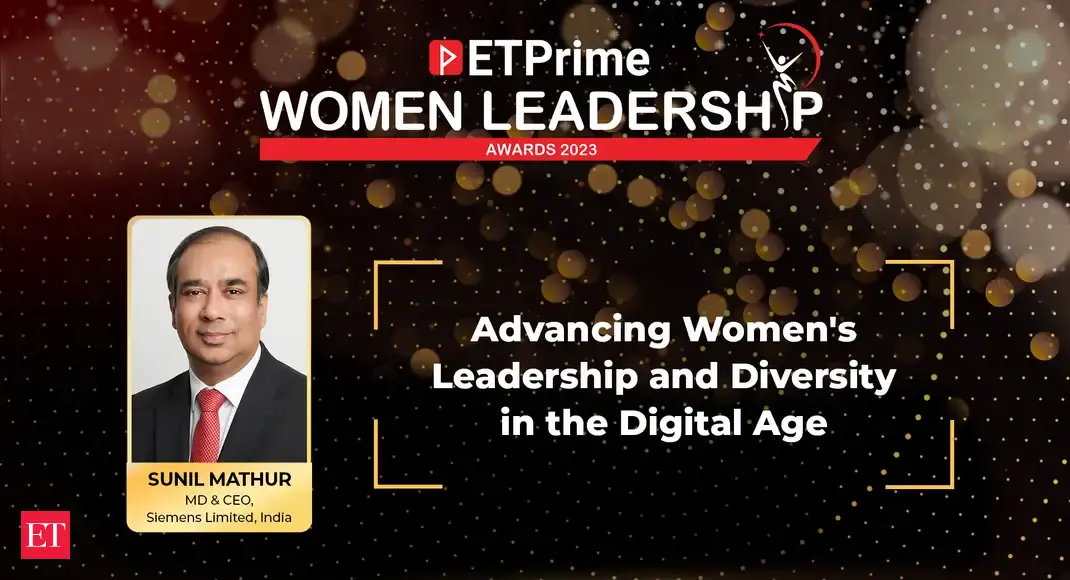 ETPWLA 2023: Sunil Mathur, MD & CEO, Siemens Limited, India, on ...