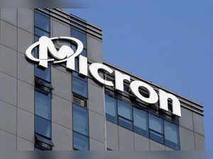 FILE PHOTO: The company logo is seen on the Micron Technology Inc. offices in Shanghai