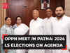 Opposition meet: 2024 Lok Sabha elections on the agenda as Oppn shows unity in Patna