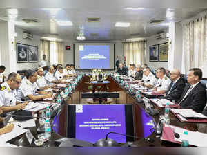 **EDS: IMAGE VIA DEFENCE (PRO)** New Delhi: India and US delegates during the 6t...