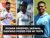 Pujara, Umesh Yadav dropped from Test team; Gaikwad, Jaiswal picked for West Indies tour