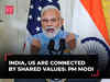 PM Modi tweets: India, US are connected by shared values, cultural linkages...