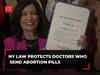 US: New York law protects doctors who send abortion pills