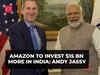 Amazon to invest $15 billion more in India, says CEO Andy Jassy