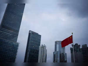 FILE PHOTO: A Chinese national flag is pictured, following the COVID-19 outbreak, in Shanghai
