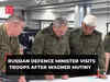 Russian defence minister Sergei Shoigu visits troops after Wagner mutiny; watch!
