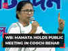 West Bengal panchayat polls: CM Mamata Banerjee holds public meeting in Cooch Behar