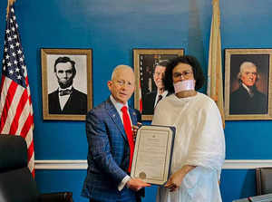 Jain leader Acharya Lokesh Muni honoured with official seal, Congressional proclamation by US House of Representatives