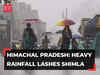 Himachal Pradesh: Heavy rainfall lashes Shimla; IMD predicts more rains in next 5 days