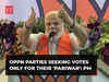 PM Modi tears into Opposition unity, says they are seeking votes only for their ‘Pariwar’