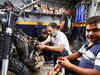 Rahul Gandhi visits motorcycle mechanics' workshops in Delhi's Karol Bagh
