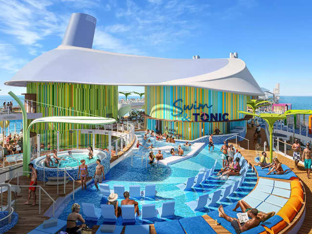 ​World's largest waterpark at sea​