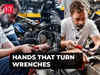 Rahul Gandhi at bike workshop: 'Hands that turn wrenches keep Bharat's wheel moving'