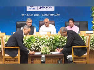 "Historic day for India": Union Minister Ashwini Vaishnaw on Gujarat govt signing MoU with US Chip maker Micron