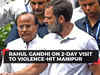 Congress leader Rahul Gandhi on 2-day visit to violence-hit Manipur; to meet civil society representatives