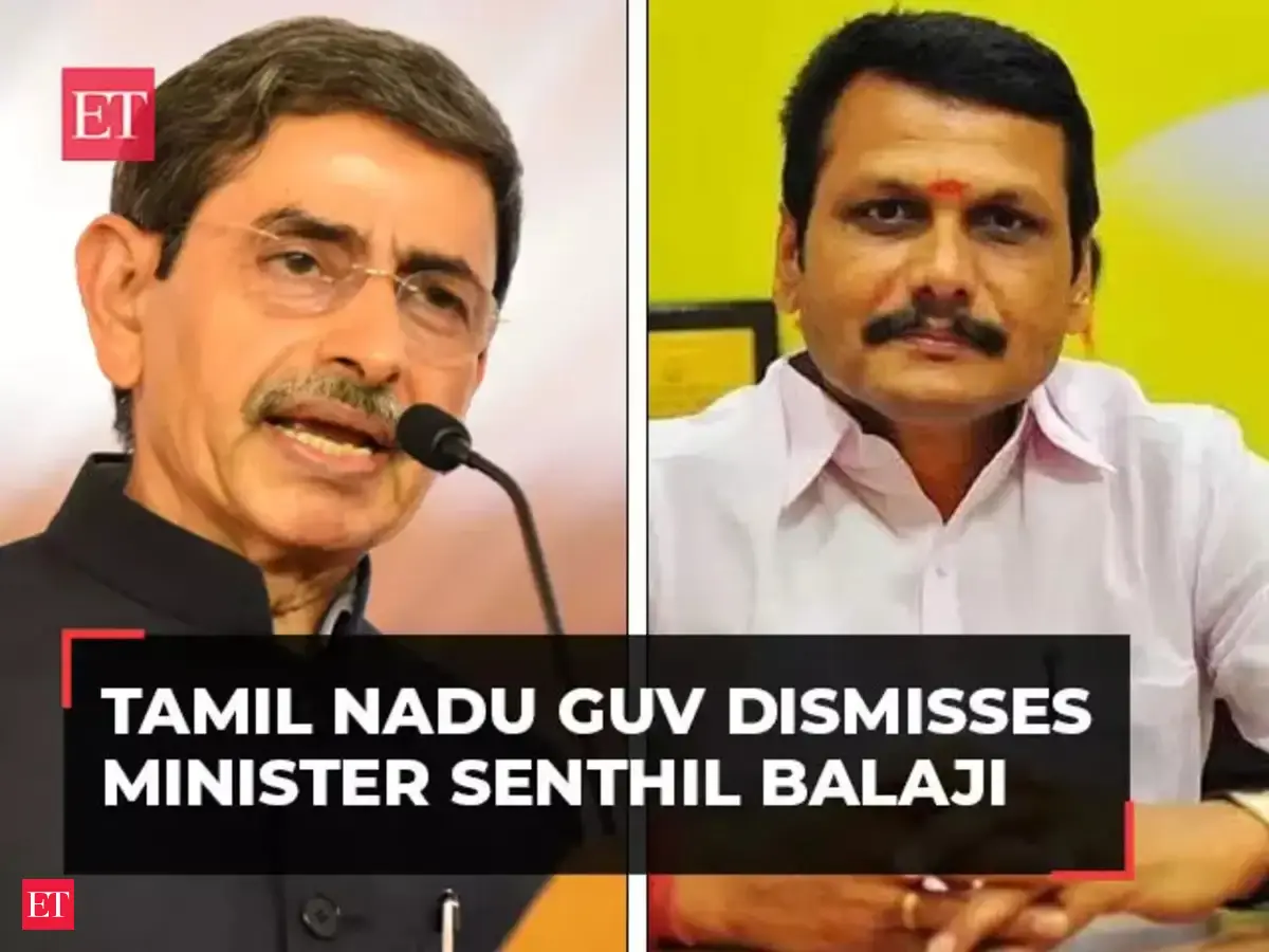 V Senthil Balaji dismissed: Tamil Nadu: V Senthil Balaji dismissed from ...