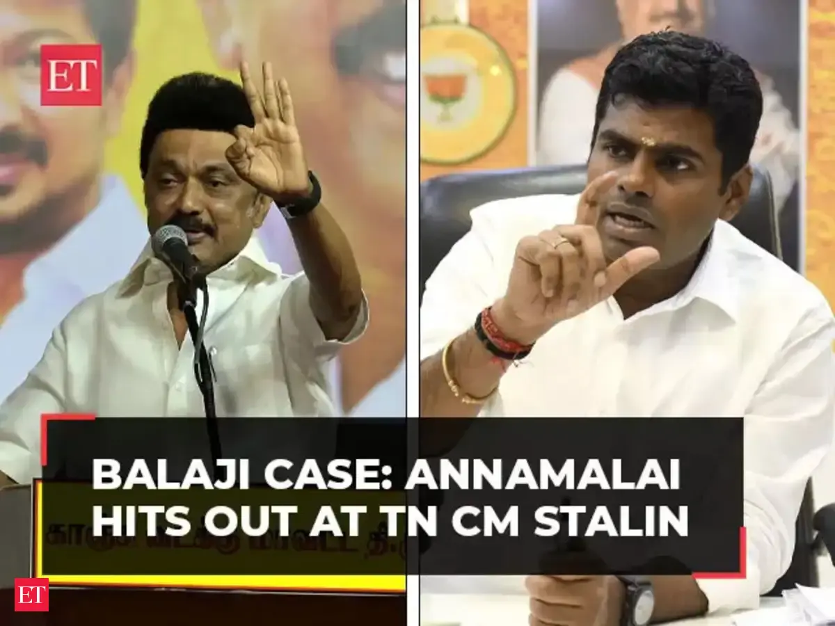 mk stalin: Tamil Nadu BJP Chief Annamalai questions CM MK Stalin's ...