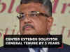 Center extends Solicitor General Tushar Mehta's tenure by 3 years