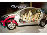Brio features safety technologies like dual SRS front airbags