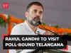 Rahul Gandhi to address public meeting in Telangana's Khammam today