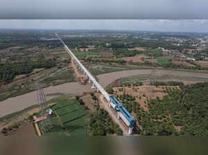 Ahmedabad-Mumbai Bullet track completed; bridge completed on Purna river